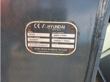 Godet pour Engins de chantier neuf Hyundai Exacavator Digging Bucket 140, 6N4-37000: photos 3