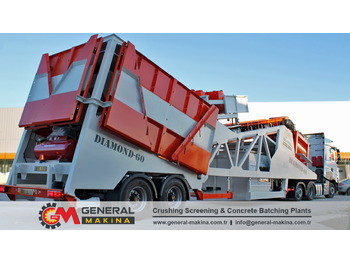 Centrale à béton neuf General Makina Diamond 60 m3 Mobile Concrete Batching Plant: photos 2