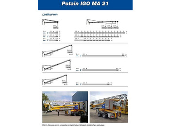 Grue à montage rapide Potain IGO MA 21: photos 3