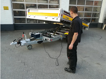 Remorque benne Brian James Trailer CarGO Tipper 2 elektrisch 360x195x30cm Stahlbordwände Pendel 12" Tridem 3,5t on: photos 5 Remorque benne Brian James Trailer CarGO Tipper 2 elektrisch 360x195x30cm Stahlbordwände Pendel 12" Tridem 3,5t on: photos 5