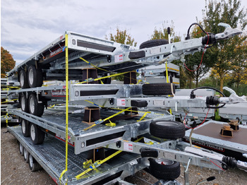 Remorque plateau Brian James Trailer Connect 450x215cm plattform Tandem LED 12" 3500kg: photos 3