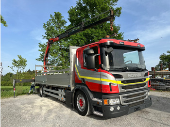 Camion plateau, Camion grue SCANIA P410 Euro6 4x2 Palfinger 13001: photos 2