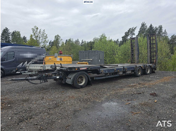 Remorque porte-engin surbaissée