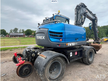Pelle sur pneus Terex TW 110 Railway machine (VIDEO): photos 4