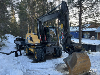 Pelle sur pneus VOLVO EW160D
