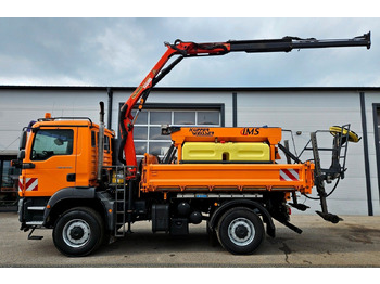 Camion benne, Camion grue MAN TGM 18.290 4x4 Palfinger PK7001 Kran Funk Euro5: photos 2