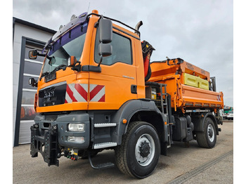Camion benne, Camion grue MAN TGM 18.290 4x4 Palfinger PK7001 Kran Funk Euro5: photos 4