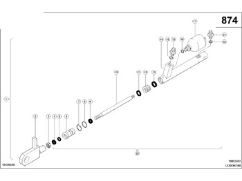 Vérin hydraulique CLAAS