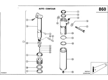 Vérin hydraulique CLAAS
