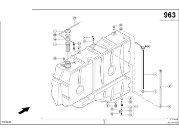 Réservoir de carburant CLAAS