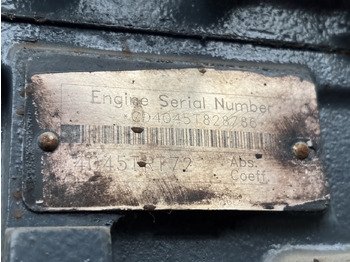 Moteur et pièces pour Machine agricole John Deere 4045TRT72 4045 TRT 72 Silnik CZĘŚCI R516309: photos 4