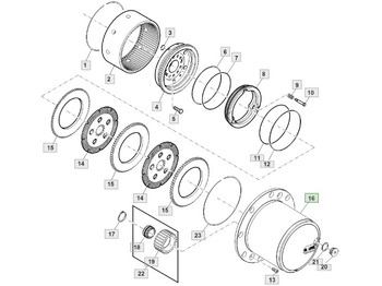 Moteur de translation JOHN DEERE