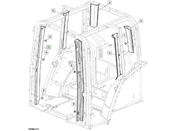 Cabine et intérieur JOHN DEERE