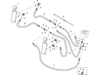 Vérin hydraulique JOHN DEERE