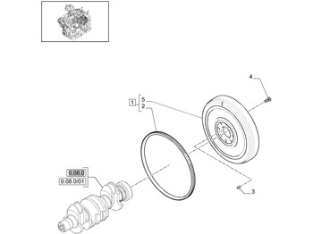 Volant moteur NEW HOLLAND