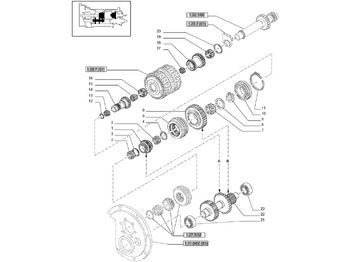 Boîte de vitesse et pièces NEW HOLLAND