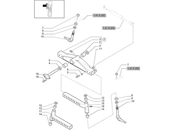 Essieu avant NEW HOLLAND