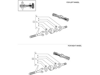 Demi arbre NEW HOLLAND