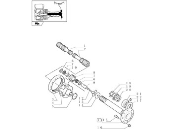 Demi arbre NEW HOLLAND