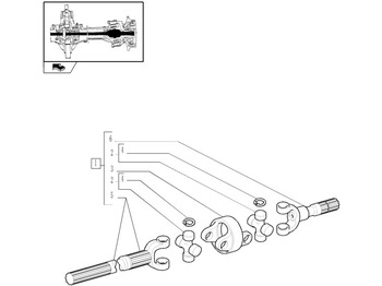 Demi arbre NEW HOLLAND