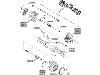Essieu avant NEW HOLLAND