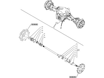 Demi arbre NEW HOLLAND