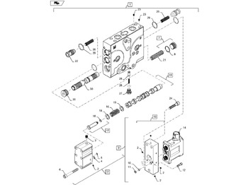 Valve hydraulique NEW HOLLAND