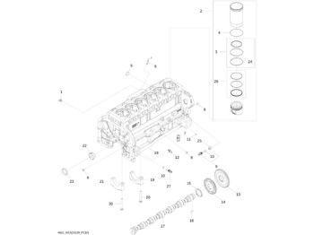 Moteur et pièces JOHN DEERE