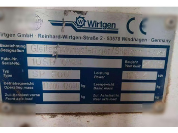 Matériel de béton 2013 WIRTGEN SP500: photos 2 Matériel de béton 2013 WIRTGEN SP500: photos 2