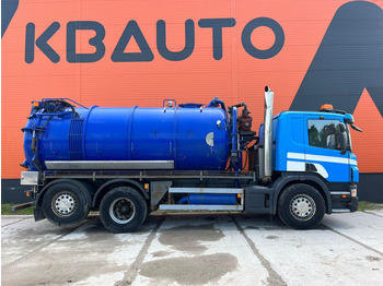 Camion hydrocureur Scania P 420 6x2*4 ADR TANK INTERCONSULT 14230 l / VACUUM Pagani MEC 8000 year 2017: photos 4