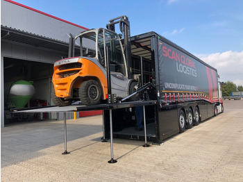 Semi-remorque surbaissé neuf Innenlader Zwischenlader Gabelstaplertransporter: photos 5