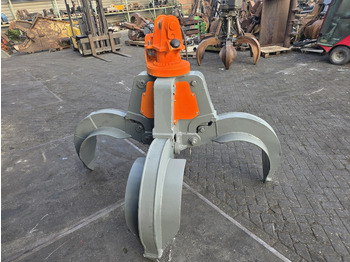 Grappin pour Engins de chantier atlaws e732 600l scrap grab orange peel grapple atlas mh: photos 4