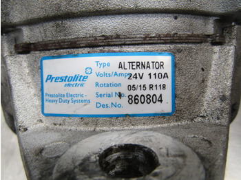 Système électrique pour Camion VOLVO FH13A ALTERNATOR 24V / 110A: photos 3 Système électrique pour Camion VOLVO FH13A ALTERNATOR 24V / 110A: photos 3