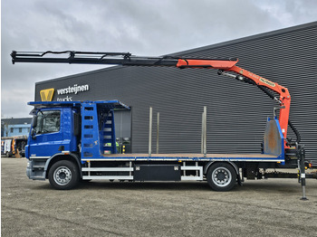 Camion plateau, Camion grue DAF CF 75.310 / PALFINGER CRANE + TRAILER: photos 2