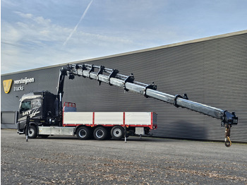 Camion plateau, Camion grue Volvo FH 540 8x4*4 / HIAB 548E-9 CRANE + WINCH / KRAN: photos 3