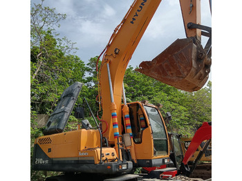 Pelle sur pneus HYUNDAI R210