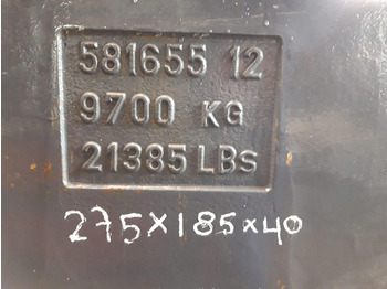 Contrepoids pour Engins de chantier Terex Terex explorer 5600 counterweight 9,7 ton: photos 5