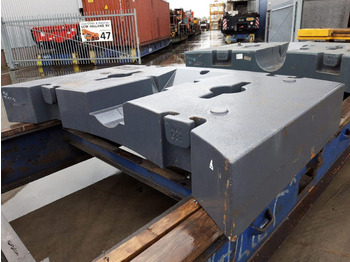 Contrepoids pour Engins de chantier Terex Terex explorer 5600 counterweight 9,7 ton: photos 3