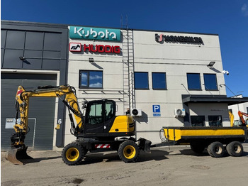 Pelle sur pneus YANMAR