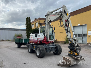 Pelle sur chenille Hjulgrävare Takeuchi TB295W med vagn & redskap: photos 3