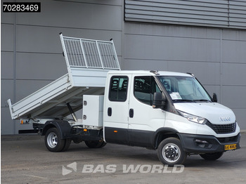 Utilitaire benne Iveco Daily 35C16 3.0L Kipper met Kist Dubbel Cabine 160PK Dubbellucht 3,5t Trekhaak Navi Airco Cruise Camera Euro6 Kieper Tipper Benne 2m3: photos 2
