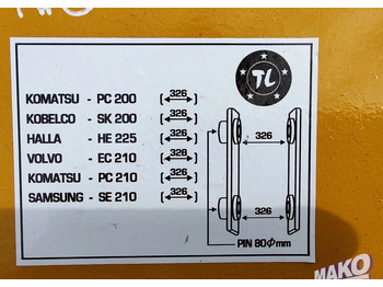 Accessoire pour Engins de chantier neuf Nowy zrywak do koparki TL Miller fi 80: photos 5