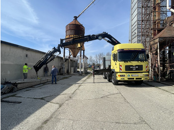 Tracteur routier MAN F2000 413 6x2 Manual CRANE Hiab 330+jib 90 21m: photos 2