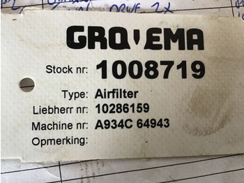 Filtre à air LIEBHERR