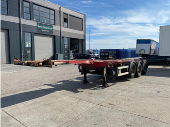 Semi-remorque porte-conteneur/ Caisse mobile D-Tec FT-43-03V / Flexitrailer / 3x Extendable / SAF / 1x Lift Axle: photos 4 Semi-remorque porte-conteneur/ Caisse mobile D-Tec FT-43-03V / Flexitrailer / 3x Extendable / SAF / 1x Lift Axle: photos 4