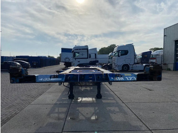 Semi-remorque porte-conteneur/ Caisse mobile Renders Container chassis / Mercedes + Disc / 1x Lift Axle / 1x Extendable: photos 5