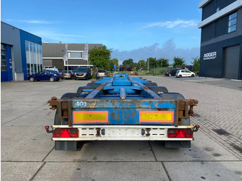 Semi-remorque porte-conteneur/ Caisse mobile Renders Container chassis / Mercedes + Disc / 1x Lift Axle / 1x Extendable: photos 2