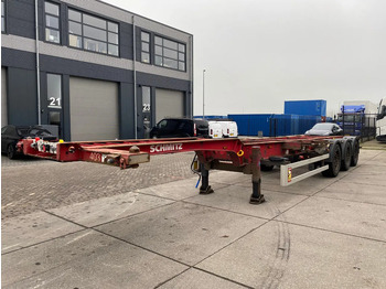 Semi-remorque porte-conteneur/ Caisse mobile Schmitz Cargobull SCF 24 G Chassis / SAF + Disc / 1x Extendable / Lift axle: photos 3