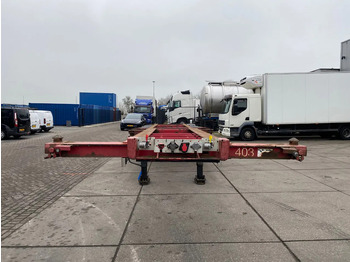 Semi-remorque porte-conteneur/ Caisse mobile Schmitz Cargobull SCF 24 G Chassis / SAF + Disc / 1x Extendable / Lift axle: photos 4