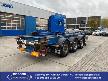 Semi-remorque porte-conteneur/ Caisse mobile VAN HOOL